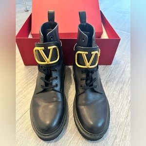 Valentino Combat Boots